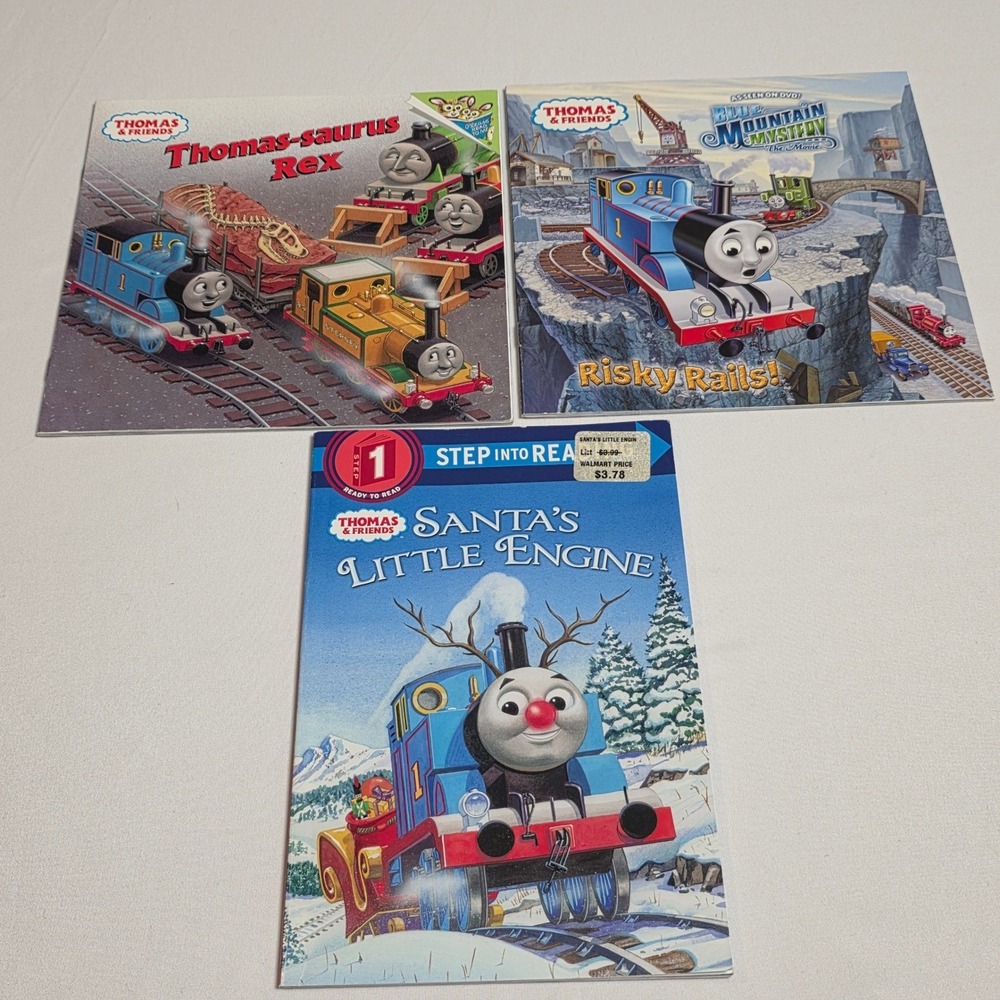 Thomas and Friends‎ Kids Books Lot of 3 Step Into Reading Pictureback